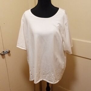 White Top 100% Cotton